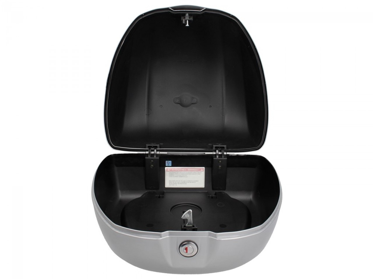 Top case Vespa 32 L argenté 719/C sans dossier