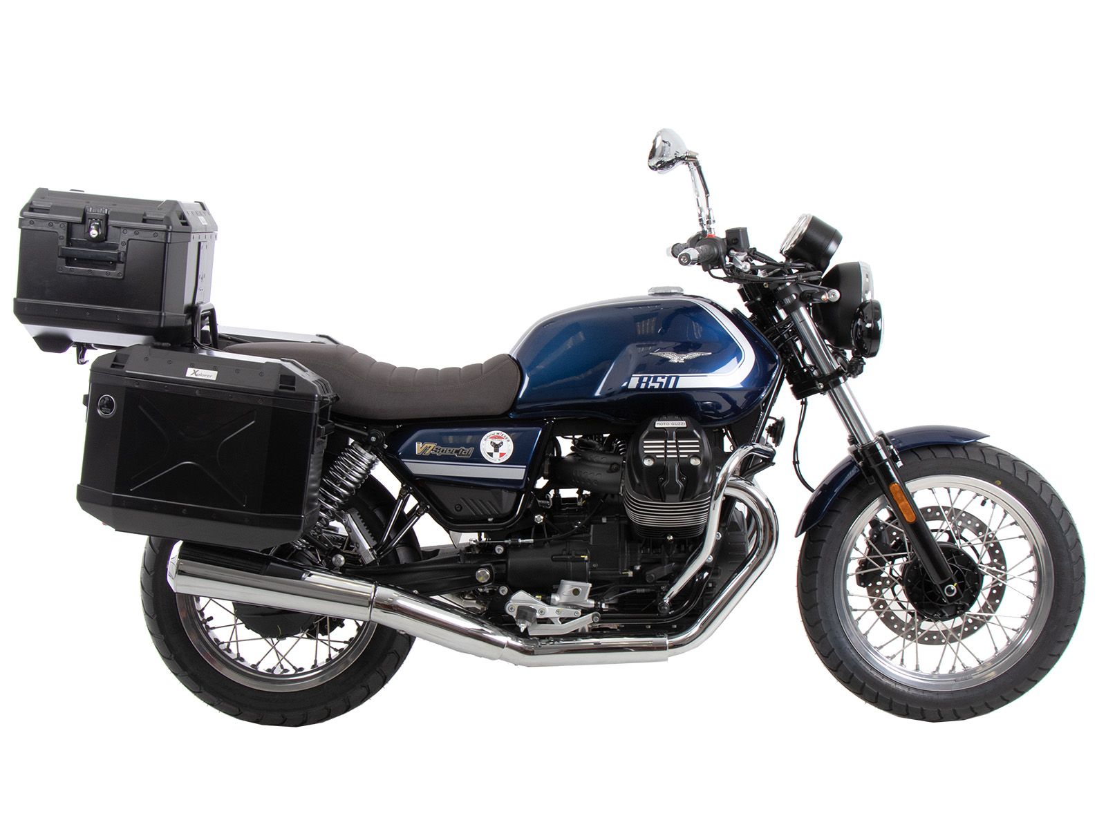 Porte-bagages pour Moto Guzzi V7 850 2021- Original Hepco & Becker