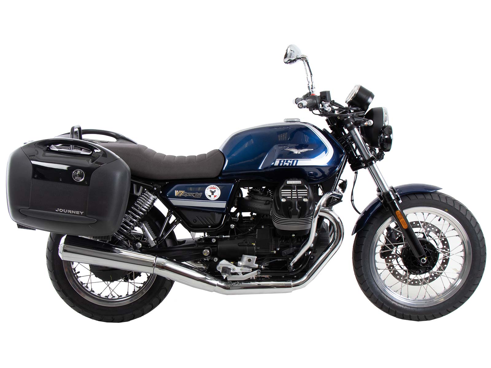 Porte-bagages noir pour Moto Guzzi V7 Special/Stone/Centenario (21-24) Hepco & Becker