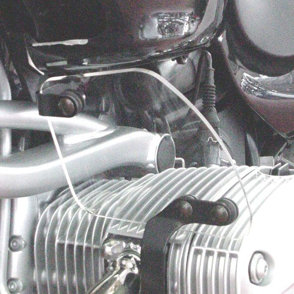 Protège-jambes pour BMW R 1150 R /Rockster(99-06), paire, fumé clair