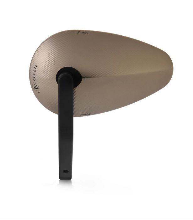 Rétroviseur d'extrémité de guidon RIZOMA "Reverse Radial" gauche ou droit pour Vespa, bronze anodisé