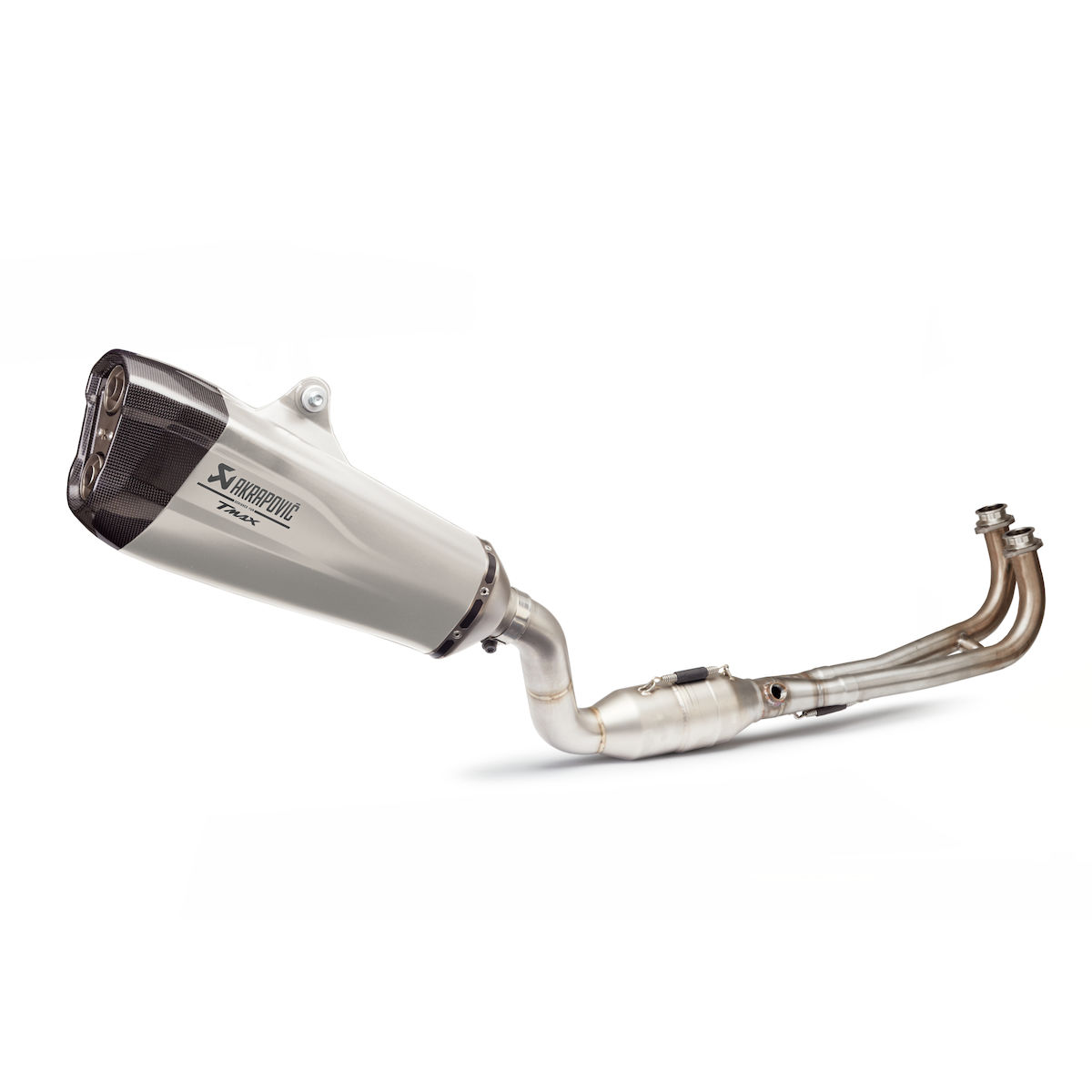 Système d'échappement complet avec silencieux en titane pour Yamaha T-MAX / SX / DX (année 17-) Akrapovic