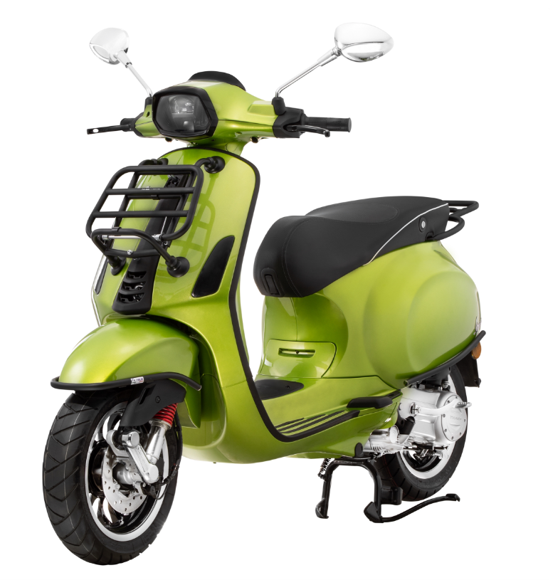 Pare-chocs aile avant pour Vespa Primavera/Sprint/Elettrica 50-150ccm, noir mat
