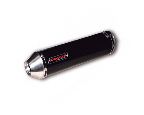 Silencieux Takkoni noir pour VTR 1000 F, 97-05, SC 36, homologué E. Paire