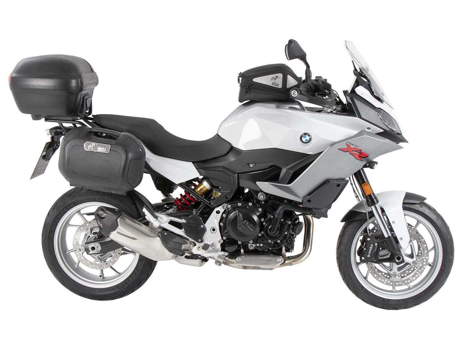 Anneau de réservoir Basic y compris unité de fermeture de la sacoche de réservoir pour BMW F 900 XR (20-24) Hepco & Becker