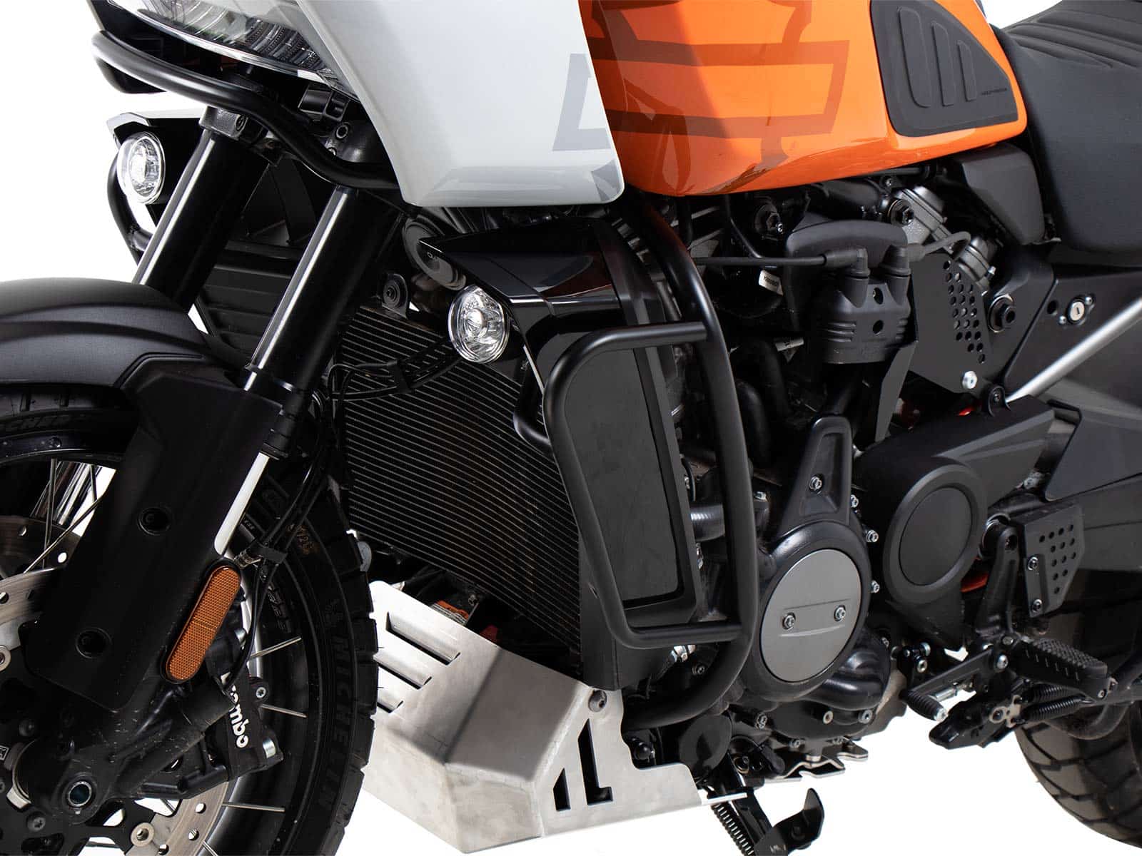 Arceau de protection moteur noir pour Harley Davidson Pan America 1250 / ST (21-) Hepco & Becker