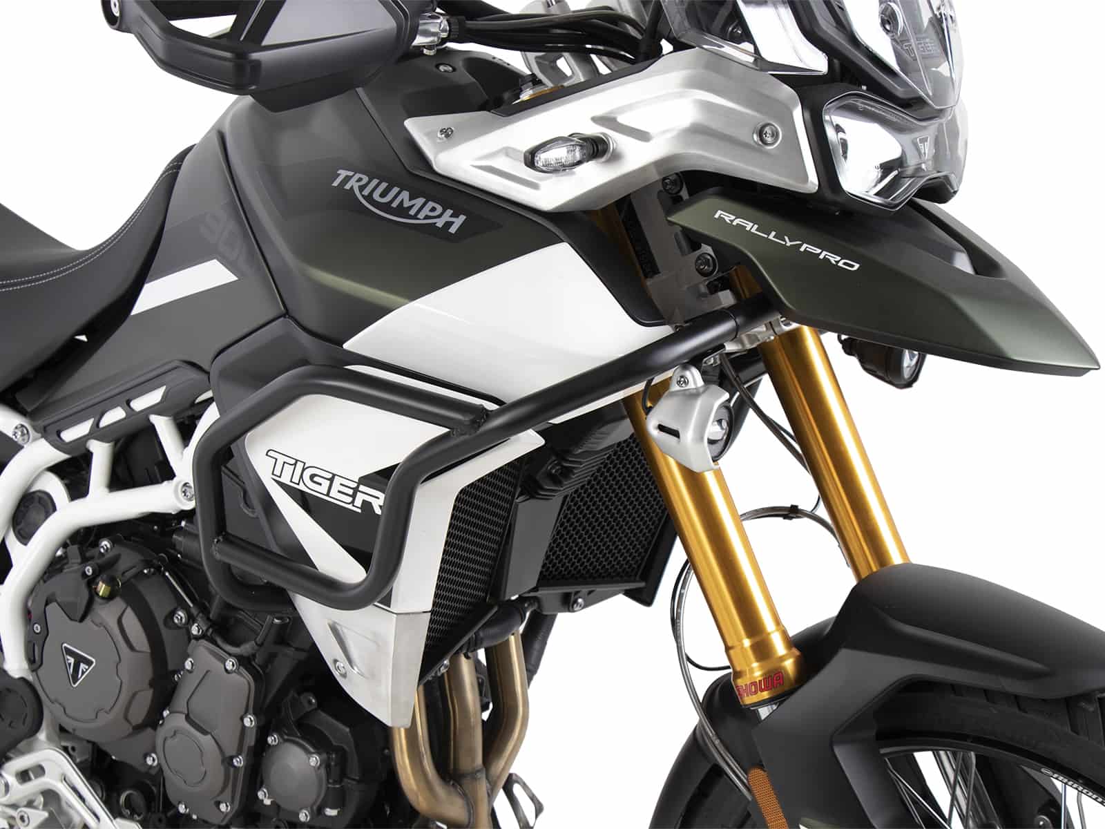 Arceau de protection du réservoir noir pour Triumph Tiger 900 Rally / GT / PRO (20-) Hepco & Becker