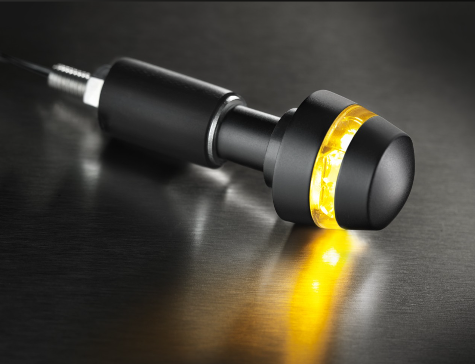 Clignotant Kellermann, BL 2000, acier, LED, VR/VL, 12 V, noir satiné, homologué E