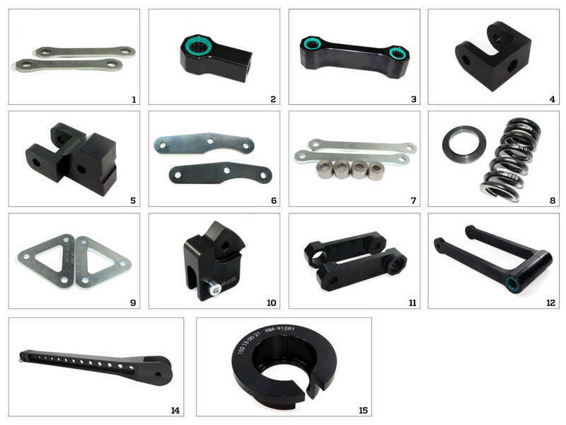 Kit de rabaissement Tecnium - Honda CB650R