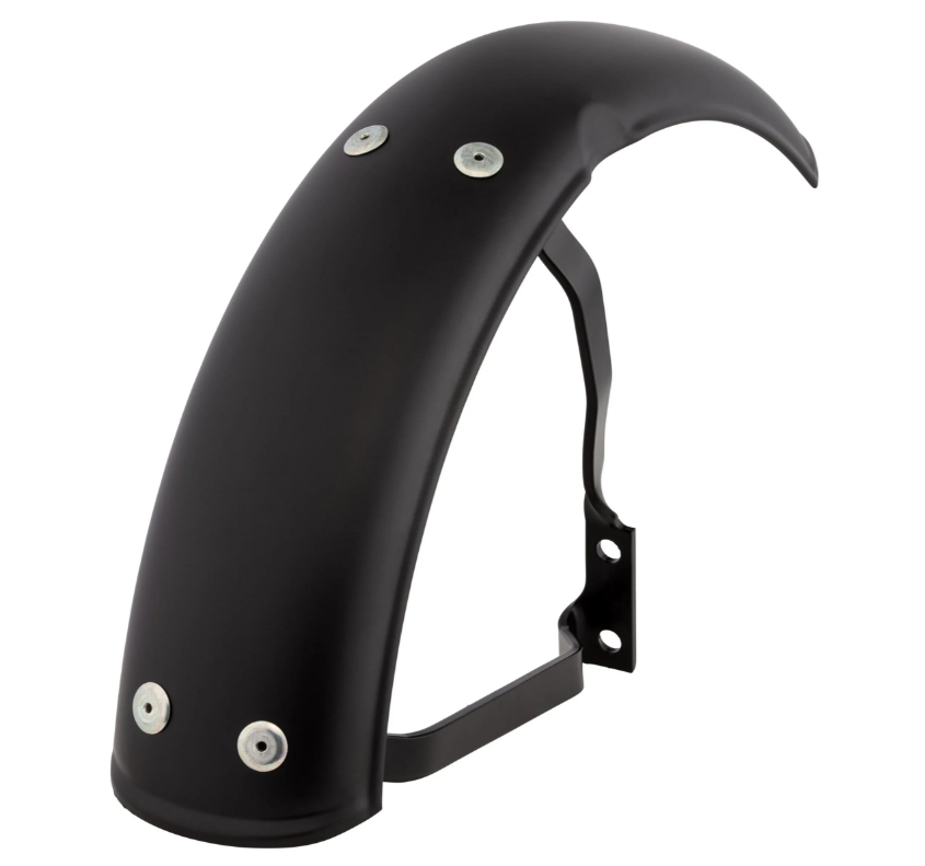 Aile Garelli pour Vespa PX 80-200ccm, métal, noir mat