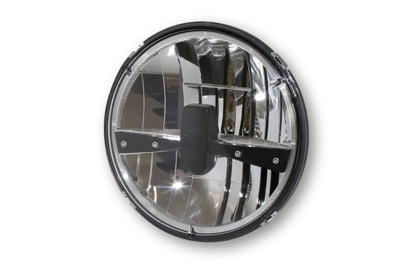 HIGHSIDER pro 7 pouces Insert de phare principal type 3 LED noir E-approuvé