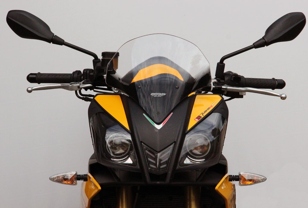 Ecran sport MRA "SPM" gris fumé APRILIA TUONO V4R 2011-2014