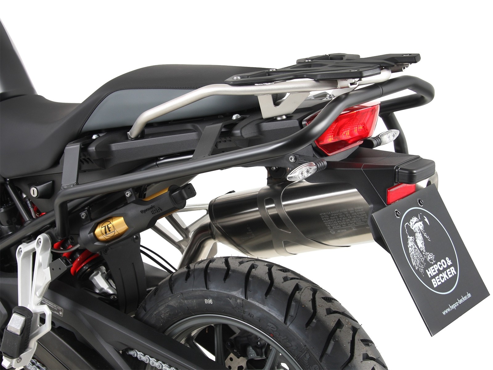 Arceau de protection arrière noir pour BMW F 850 GS (année 18-) Hepco & Becker