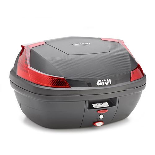 B47 BLADE MONOLOCK Topcase avec plaque et réflecteurs rouges d'origine Givi