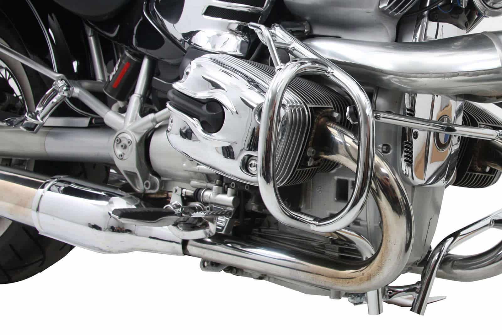 Arceau de protection moteur avec repose-pieds chromé pour BMW R 850 C (00-04)/R 1200 C (97-04) Hepco & Becker