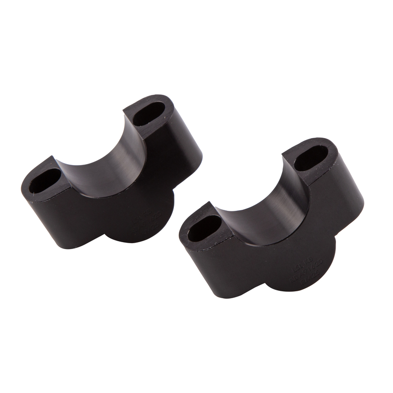 HIGHSIDER pro Réhausseur de guidon Noir 25 mm, Pour guidon Ø28,6mm