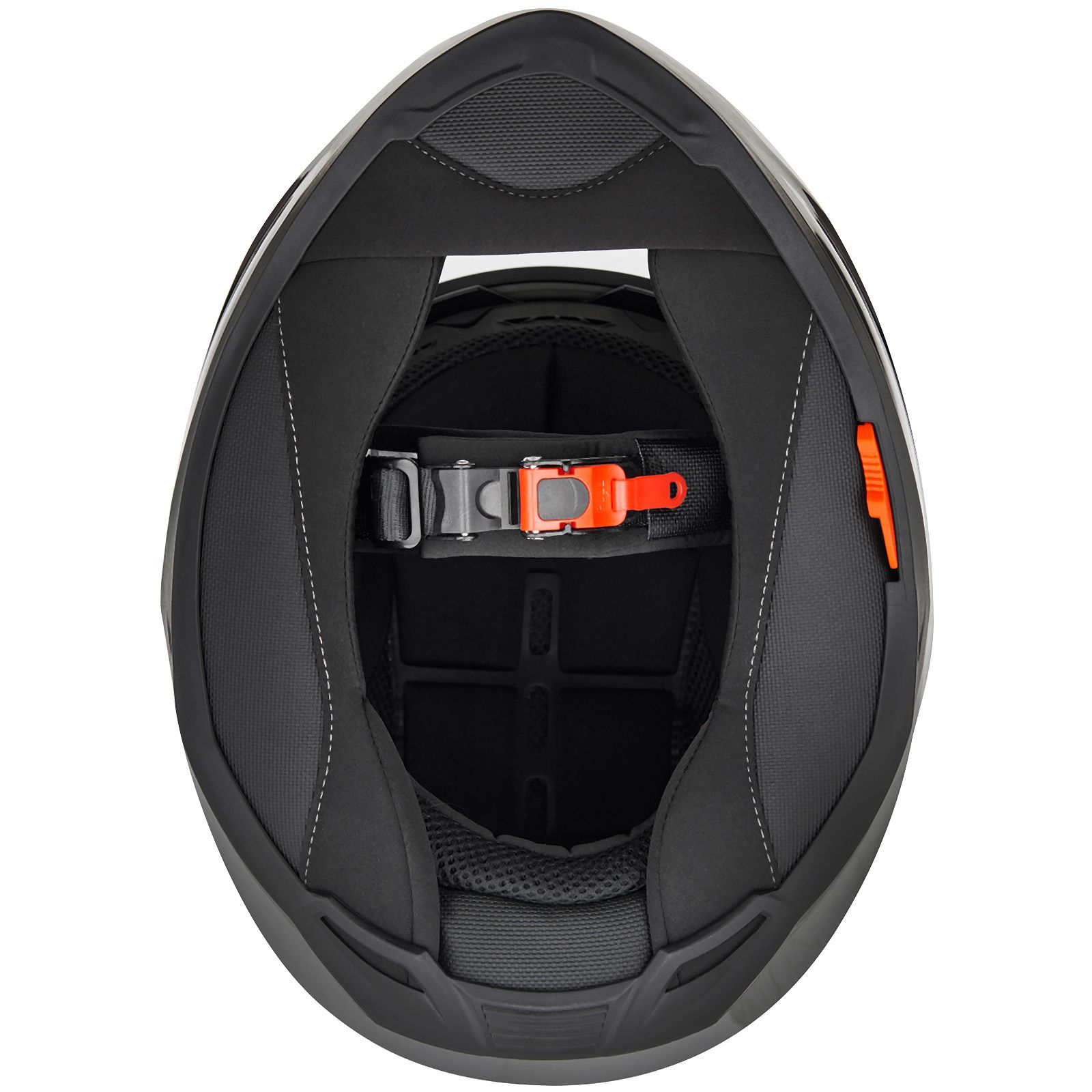 Germot casque intégral GM 330, noir mat/jaune fluo