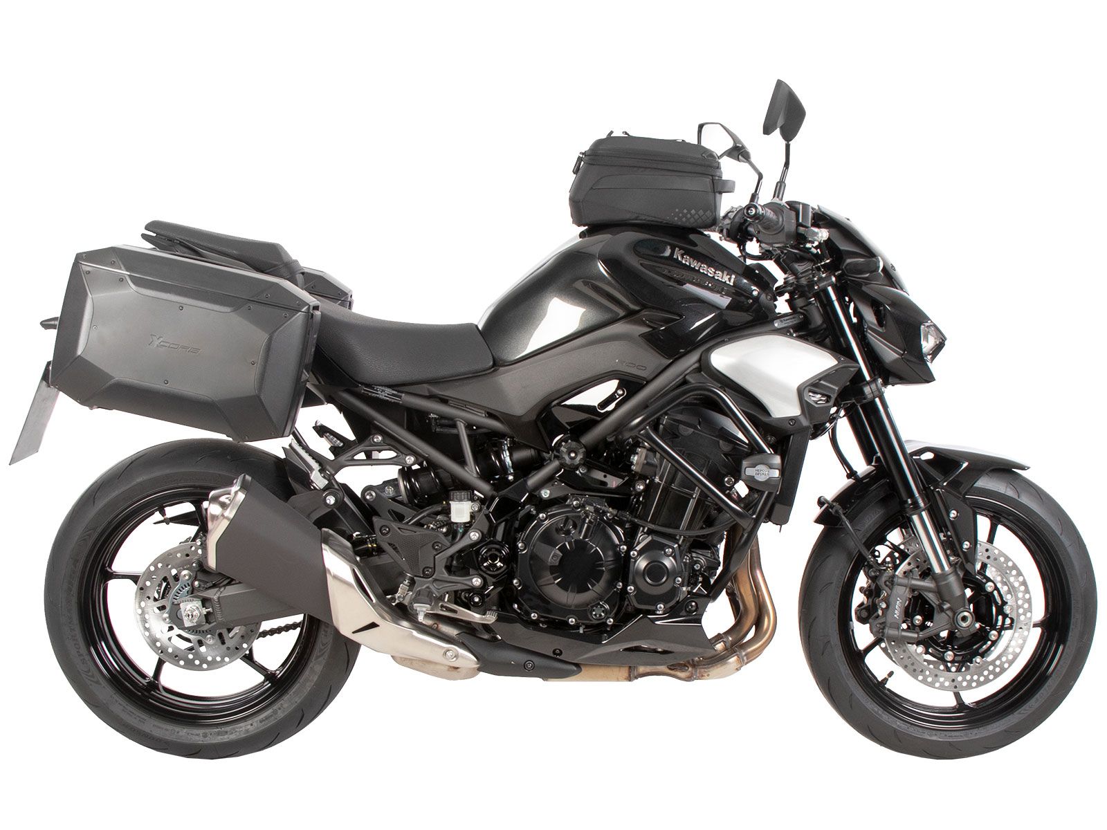Anneau de réservoir Basic avec unité de fermeture de la sacoche de réservoir pour Kawasaki Z 900 /SE (25- ) Hepco & Becker