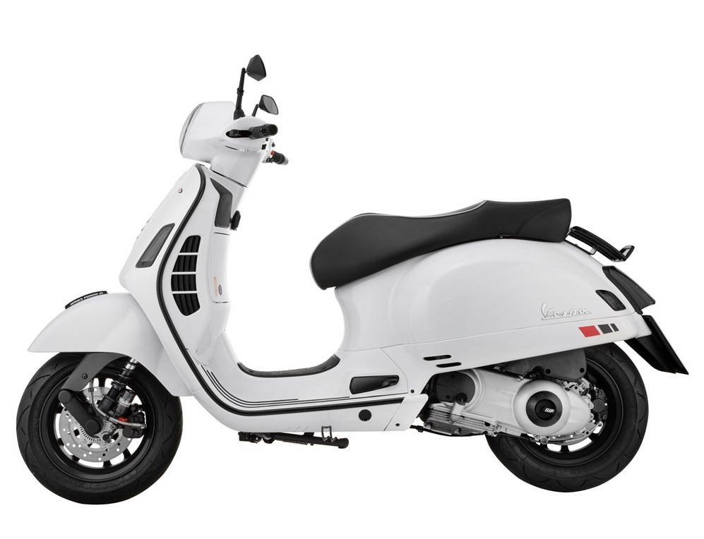 Porte-bagages arrière 70's pour Vespa GTS/GTV/GT 125-300ccm 4T LC, noir mat