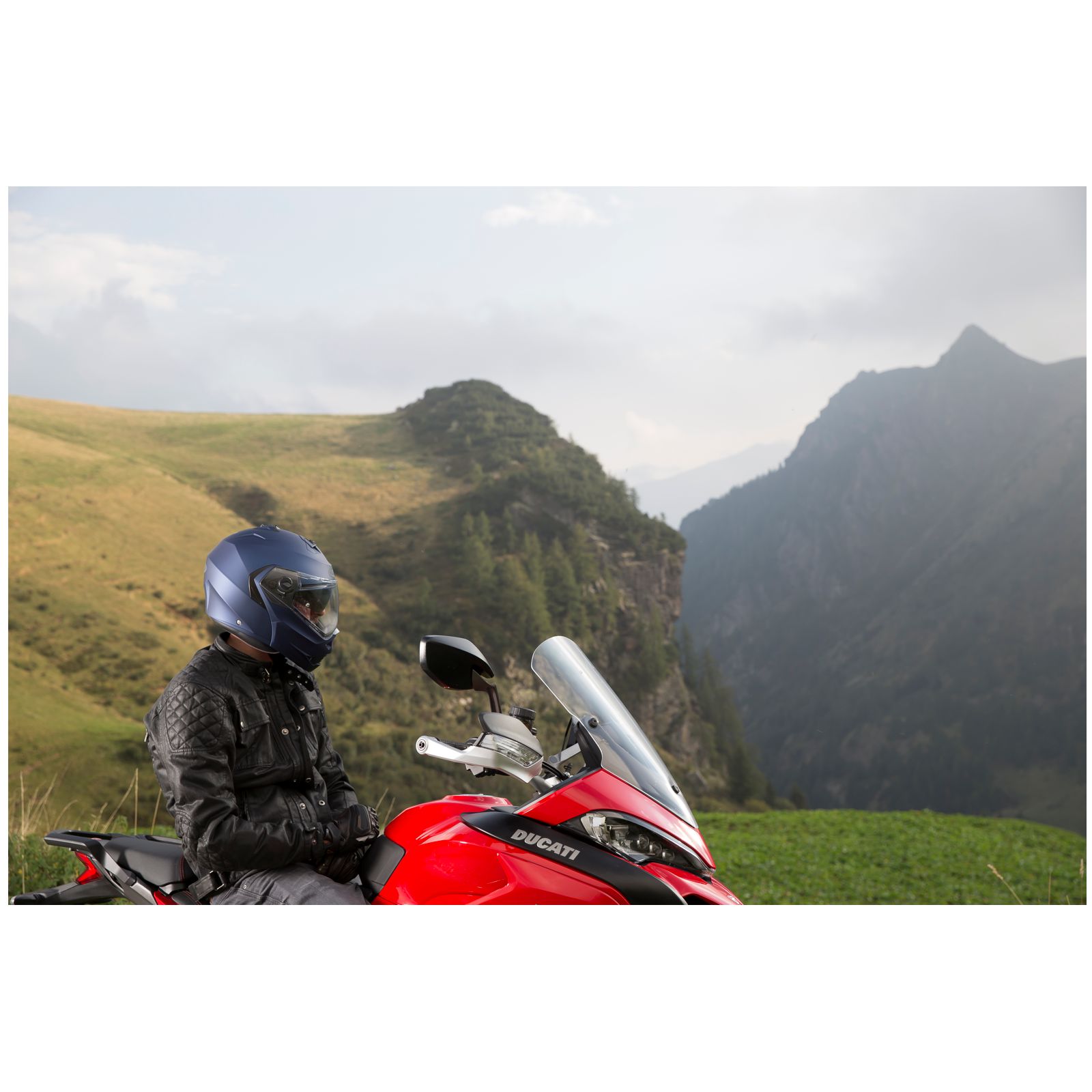 Caberg casque Duke II, bleu mat Yama