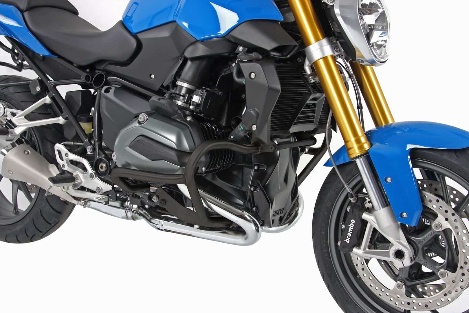 Arceau de protection moteur noir pour BMW R 1200 R LC (15-18) Hepco & Becker