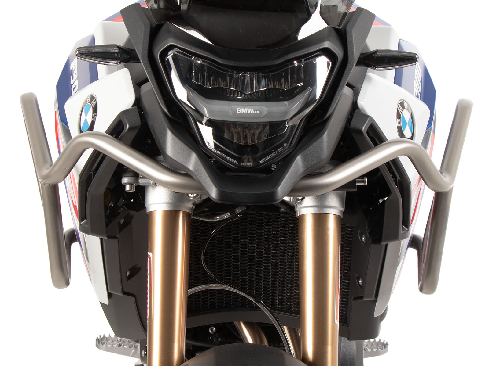 Arceau de protection du réservoir en acier inoxydable pour BMW F 900 GS (24-) Hepco & Becker