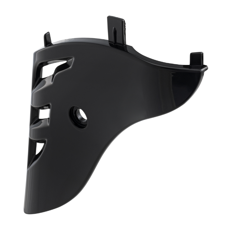 Carénage de fourche pour Vespa Primavera/Sprint/Elettrica 50-150ccm, noir brillant