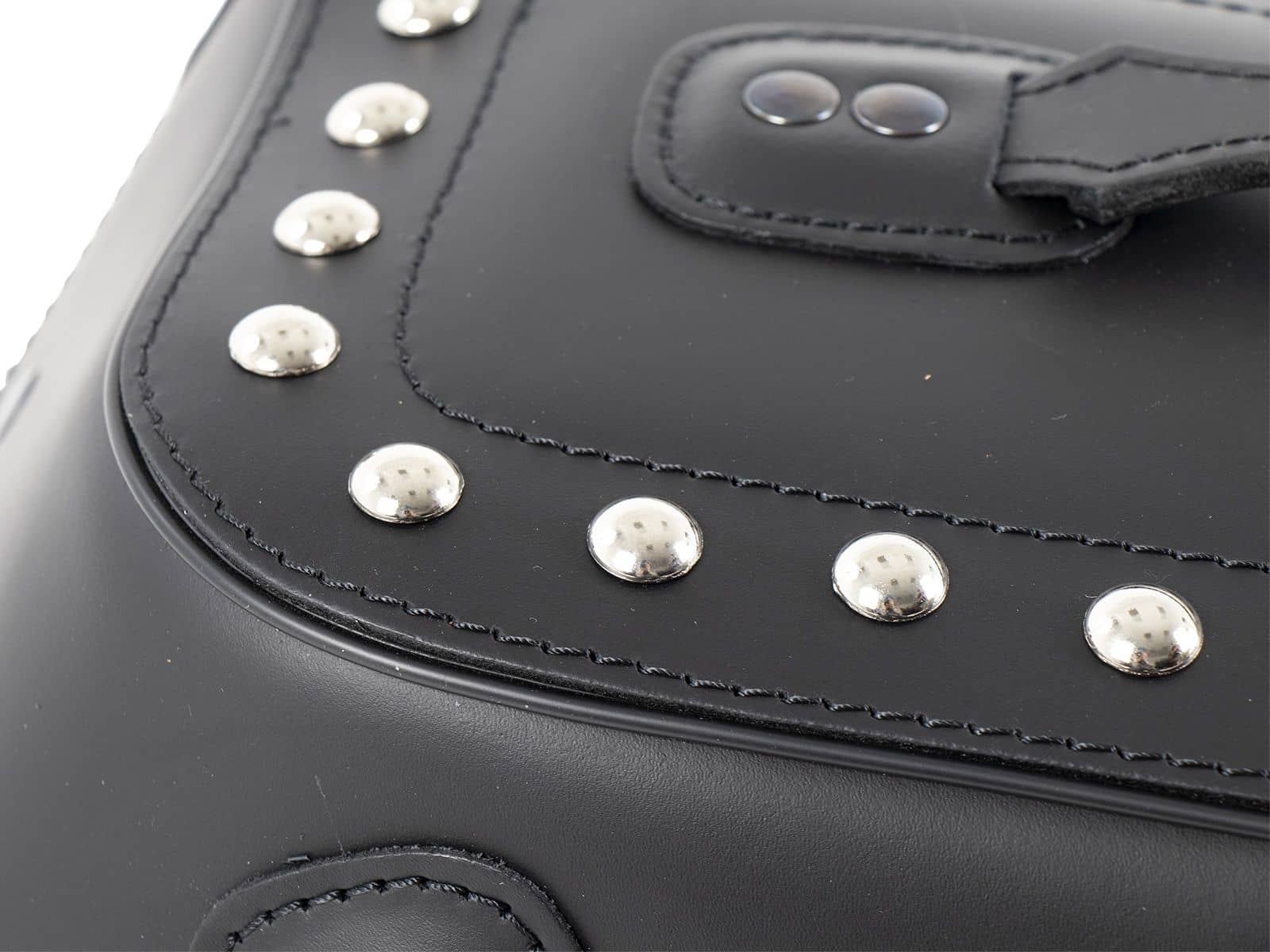 Jeu de sacoches de selle Buffalo Big Custom noir pour support C-Bow Hepco & Becker