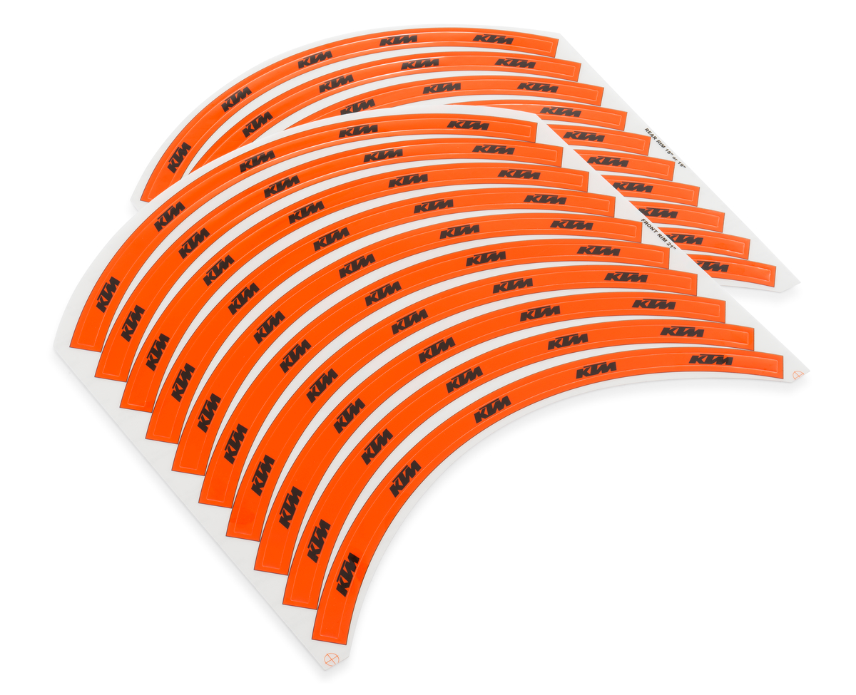 Kit d'autocollants pour jantes KTM