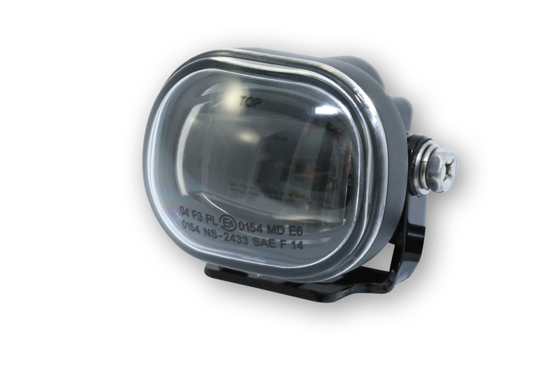 HIGHSIDER pro Phares antibrouillard Micro LED noir E-approuvé (1pc)
