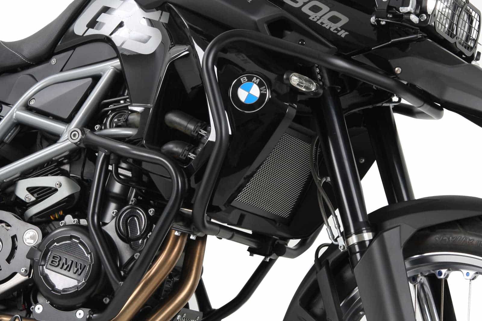 Arceau de protection du réservoir noir pour BMW F 650 GS Twin (08-11)/F 700 GS (12-17)/F 800 GS (08-16)