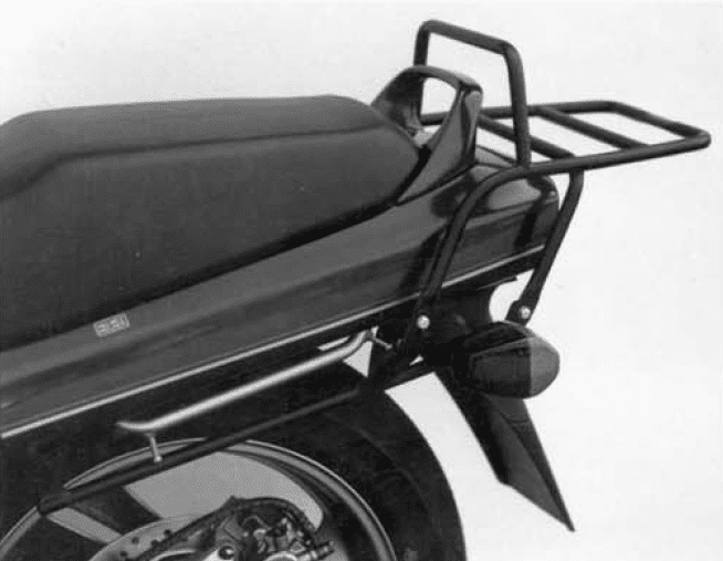 Porte-bagages tubulaire support de top case noir pour Honda NTV 650 (88-98) Hepco & Becker