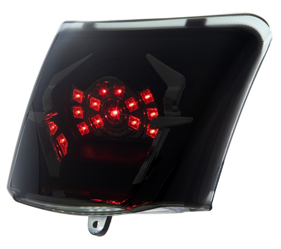 Feu arrière MK II LED pour Vespa GTS/GTS Super/GTV 125-300ccm HPE ('18-), teinté