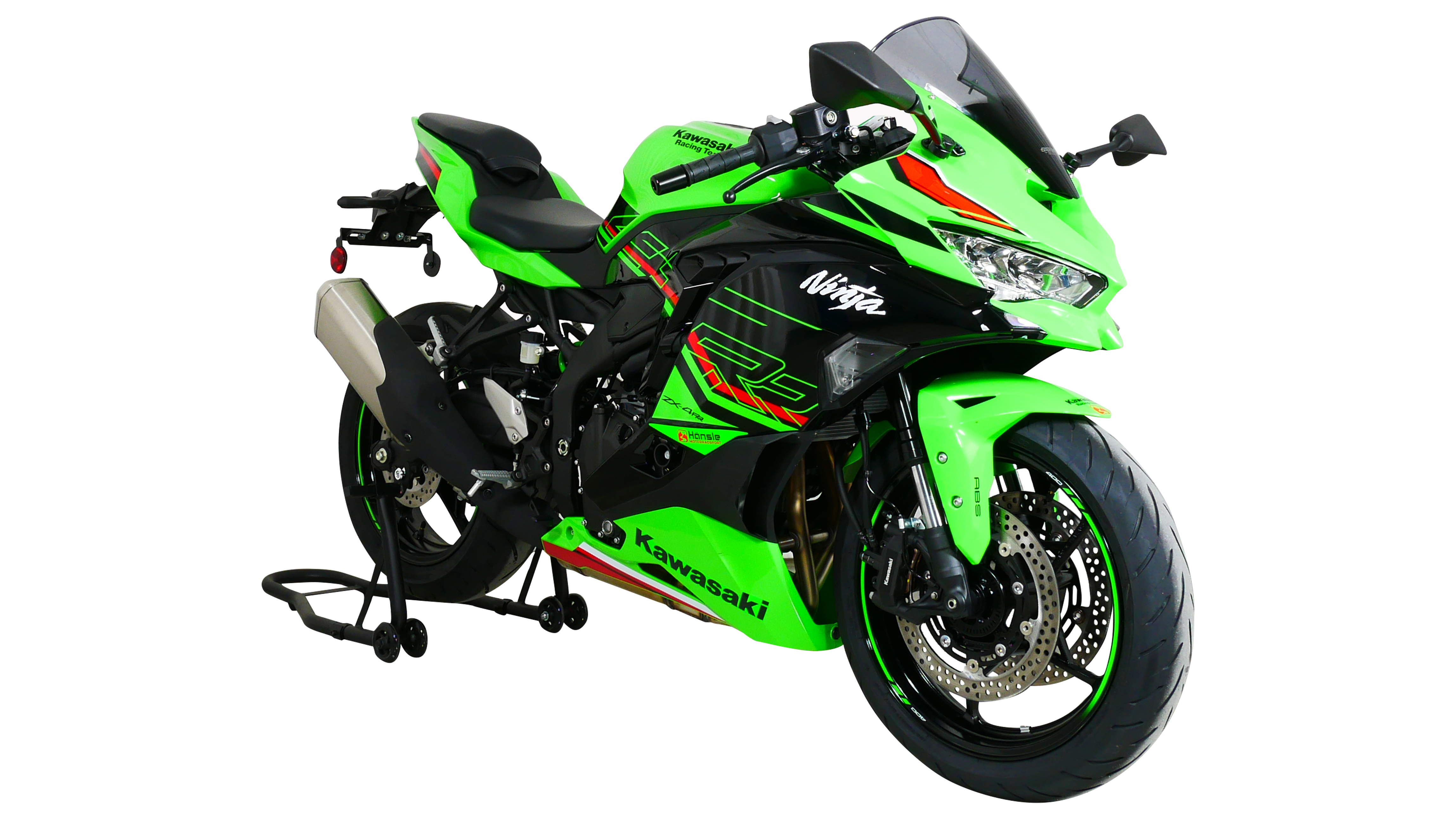 MRA écran racing "R" gris fumé pour Kawasaki ZX-4 R / ZX- 4 RR (24-)