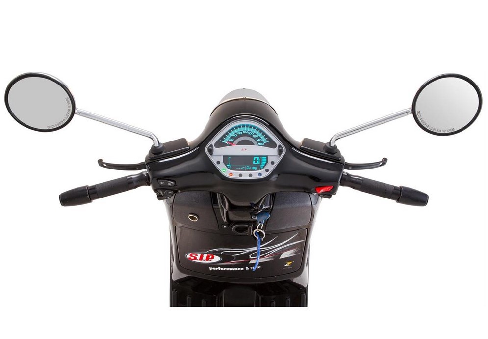 Compte-tours/tachymètre pour Vespa GTS/GTS Super 125-300ccm ('14-'16), argenté
