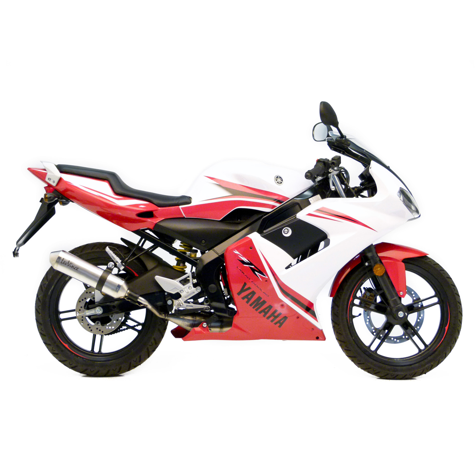 LeoVince, Système d'échappement Hand Made X-Fight, acier pour Yamaha TZR 50 (Bj.03-13)