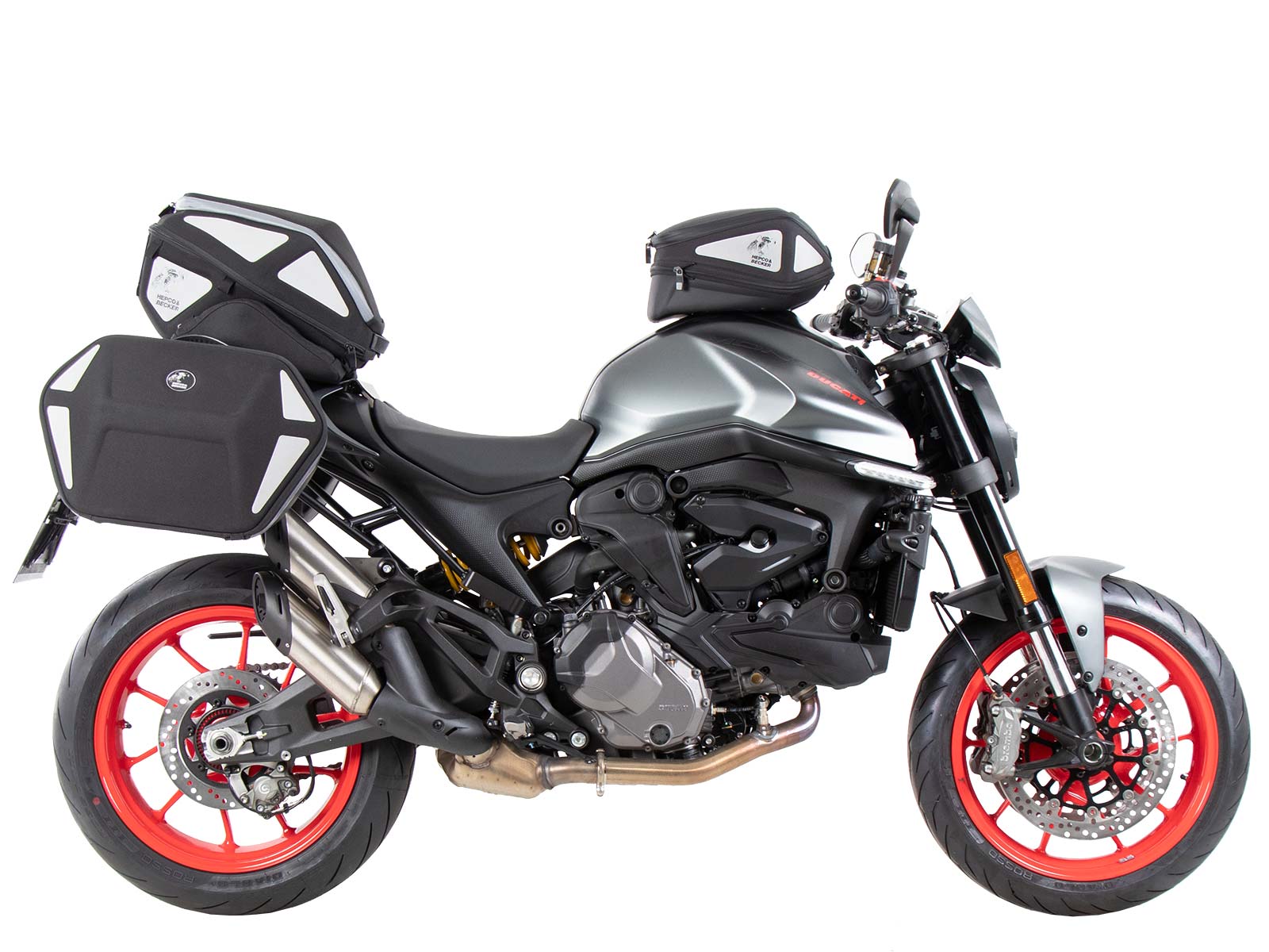 Anneau de réservoir Basic avec unité de fermeture de la sacoche de réservoir pour Ducati Monster 937 / 937+ (21-)