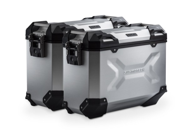 Système de valises en aluminium TRAX ADV argent (45l) Yamaha Tracer 9 / GT (21-), RN70