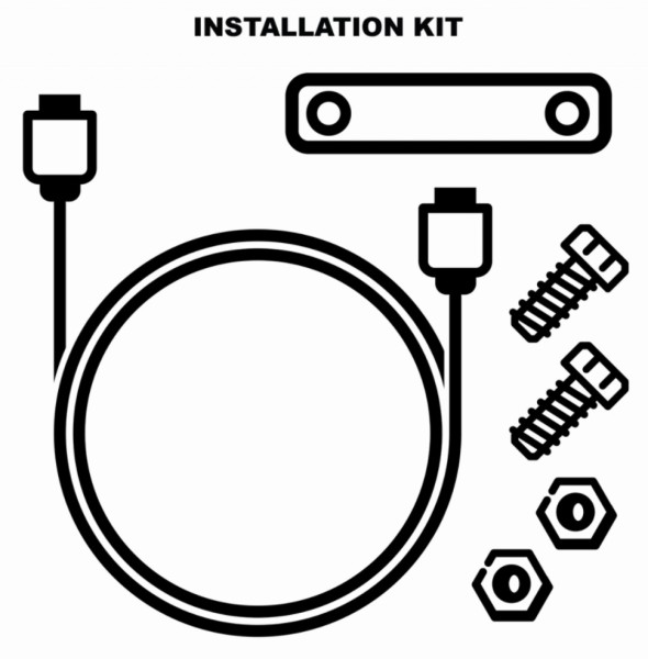 Kit d'installation pour antivol électronique (1D002554)