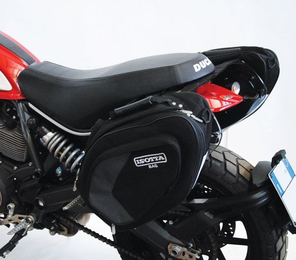Supports de sacoches latérales pour Ducati Scrambler 800 (15-16), PMMA, la paire