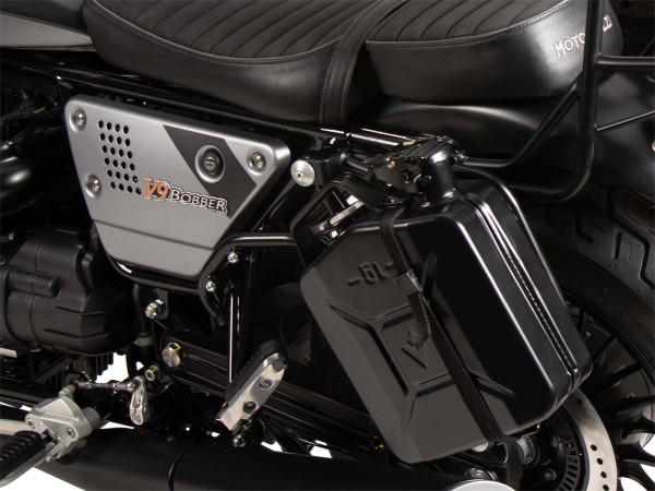 Bidon 4 litres avec support Cutout gauche pour Moto Guzzi V9 Bobber/Special Edition (21-)